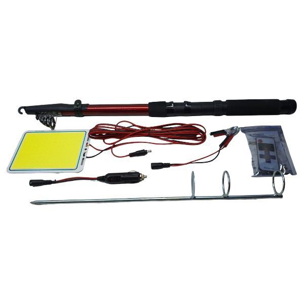 Telescopic Fishing Rod Outdoor Lantern Led Camping Light