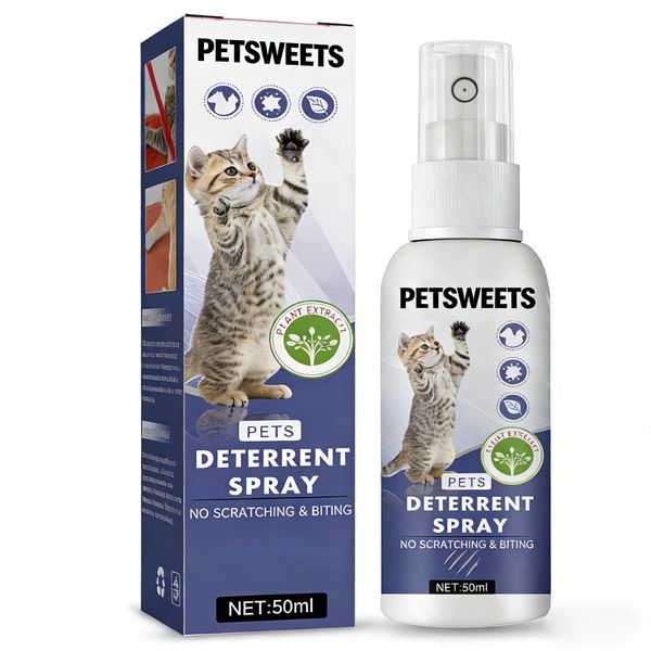 Cat Repellent Spray Cat Spray Deterrent for Scratching - 50ML