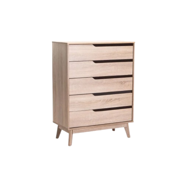 Dansup Spacious 5 Drawer Chest of Drawers