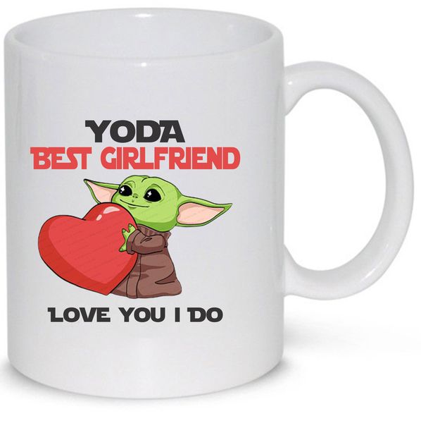 Yoda Best Girlfriend Love You I Do Star Wars Gift Mug