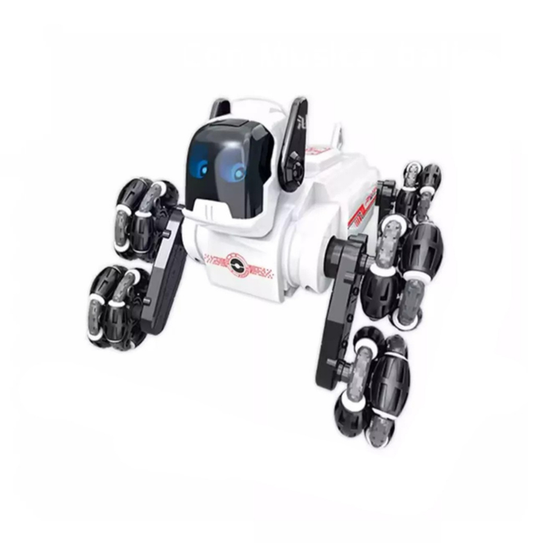 STUNT 8-Wheel Remote Control Car robot - Rotating Wheels with Light Effects
