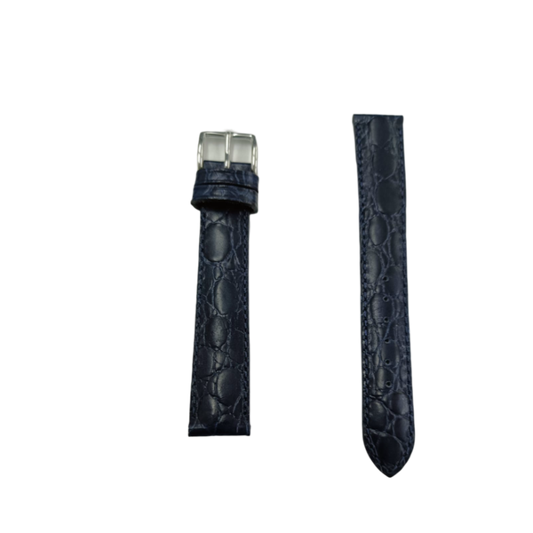 16mm Bio Comfort Navy Calf Watch Strap