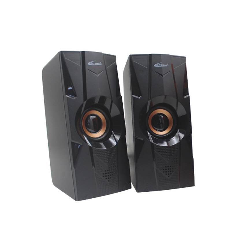 Hotman HT919 USB Multimedia Speakers Woofers For PC & Laptop Black