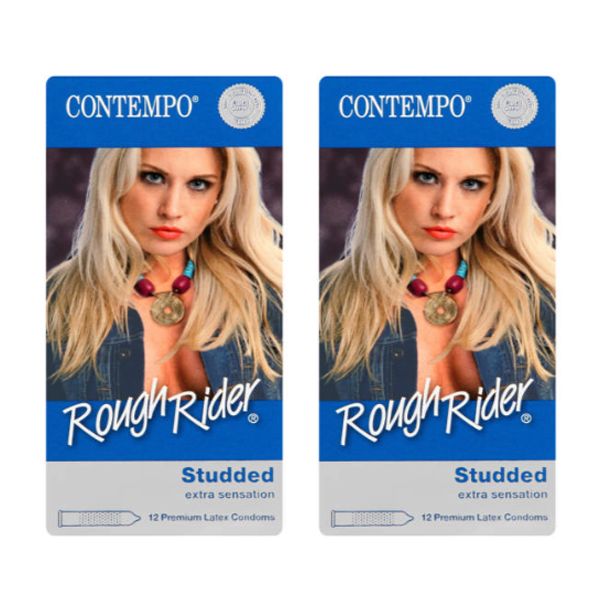 Contempo Rough Rider Premium Latex Condoms - 2 x 12 Pack