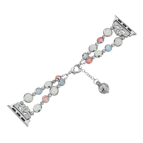 Jewelry Bracelet Replacement Band Metal Strap for iWatch 42/44mm - Silver