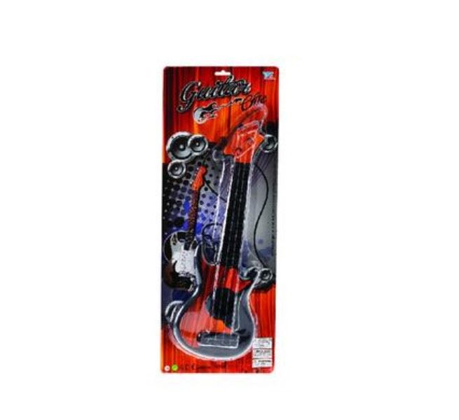 Musical String Guitar Rocker 2 Tone 47cm Brown