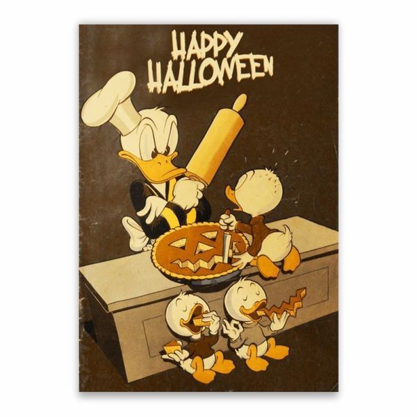 Happy Halloween Donald Duck Poster - A1
