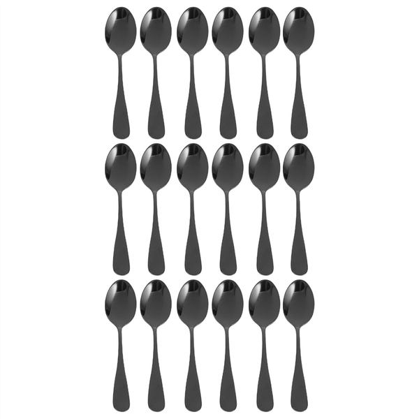 Cuilleres A Cafe Noires Cuilleres Lot De 6 (Cuilleres A Cafe Noir)