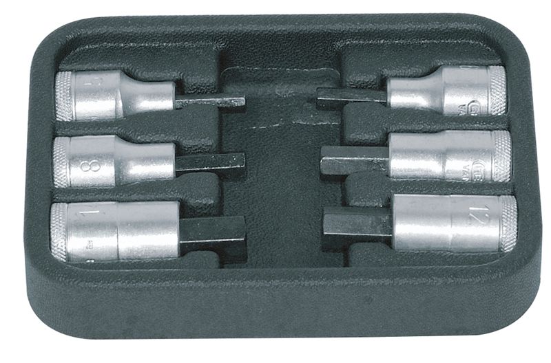 Gedore Socket Set Allenkey 1/2 Drive 6 Piece