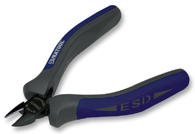 Duratool (D00655) Cutter, ESD, Side, 110 mm, Diagonal, 1.5 mm