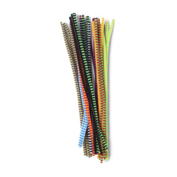 Khoki - Art &amp; Craft - Chenille Pipe Cleaners - Assorted Colours - 36 Pack