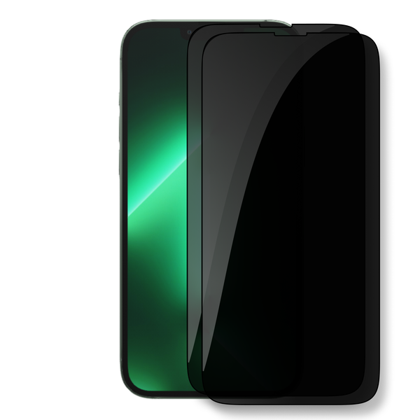 Privacy Glass Screen Protector Compatible with iPhone 13 Pro Max (Pack - 2)