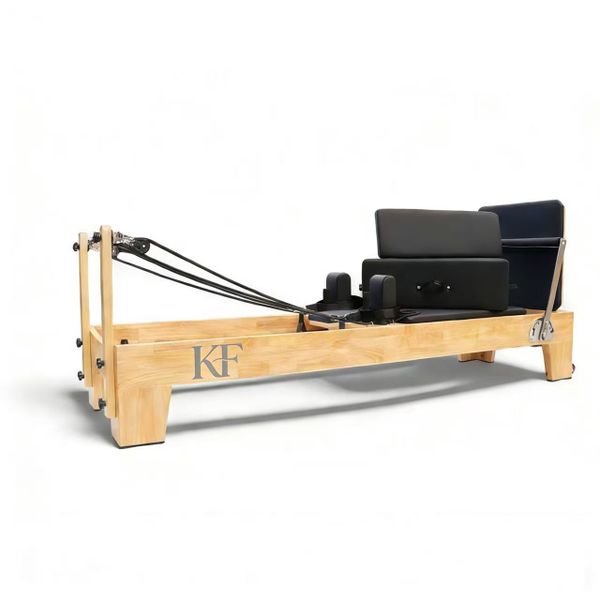 KF 2025 Reformer Pilates Machine Solid Oak for Commercial or Home Use
