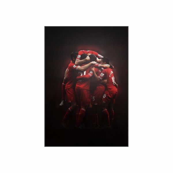 Liverpool Team Goal Celebrate Poster