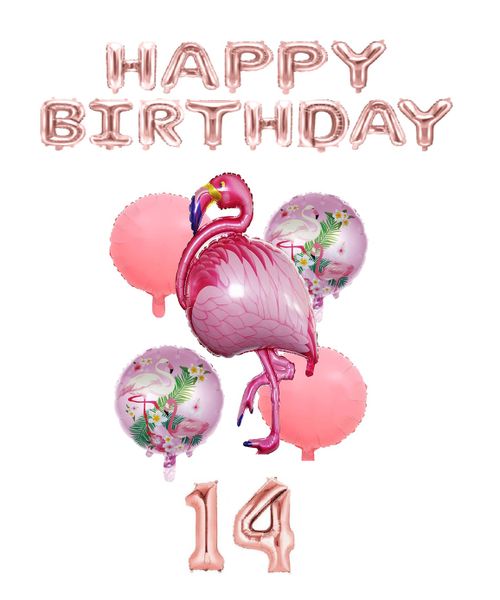 Flamingo Theme Birthday Party Decoration Ross Gold 14 Year Old