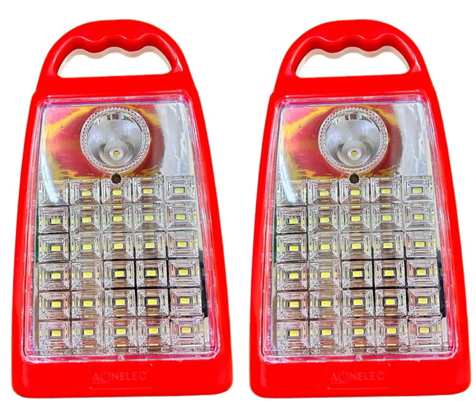 Rechargeable Emergency Light - Red - Pack of 2