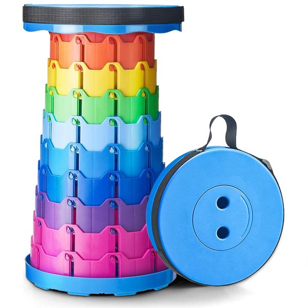 Folding Stool Collapsible Camping Stool Portable Patio Chair