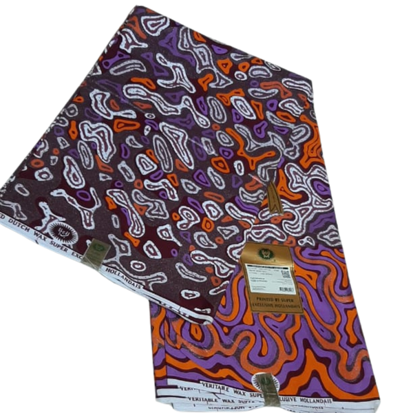 Luxury Super Wax Hollandais - Vibrant Colors &amp; Premium Cotton Quality