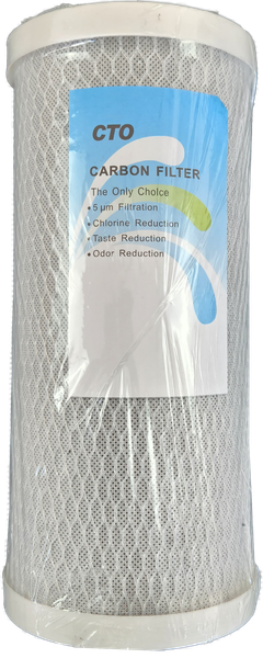 10-inch Big blue CTO carbon block water filter cartridge