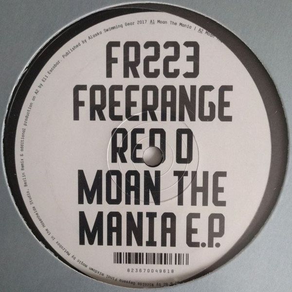 Red D - Moan The Mania EP (Incl. Eli Escobar Remix) Vinyl 12" House Music