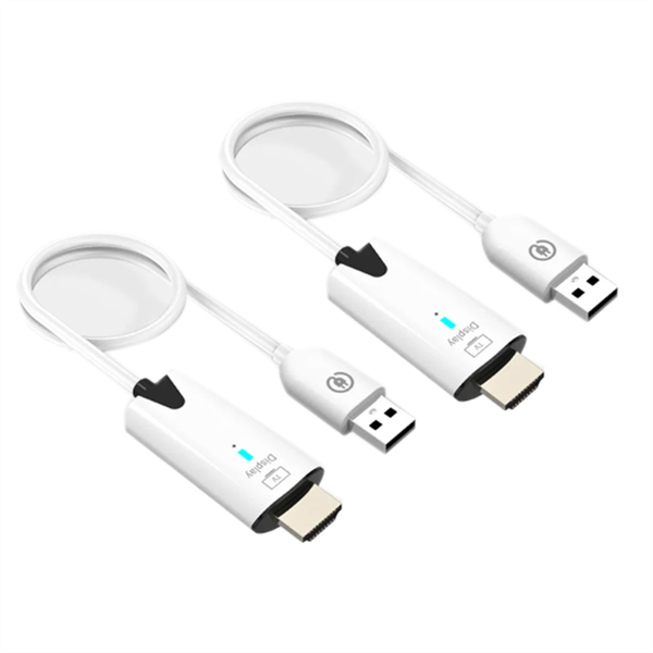 5G 30M Wireless HDMI-Compatible Extender Cable (White)