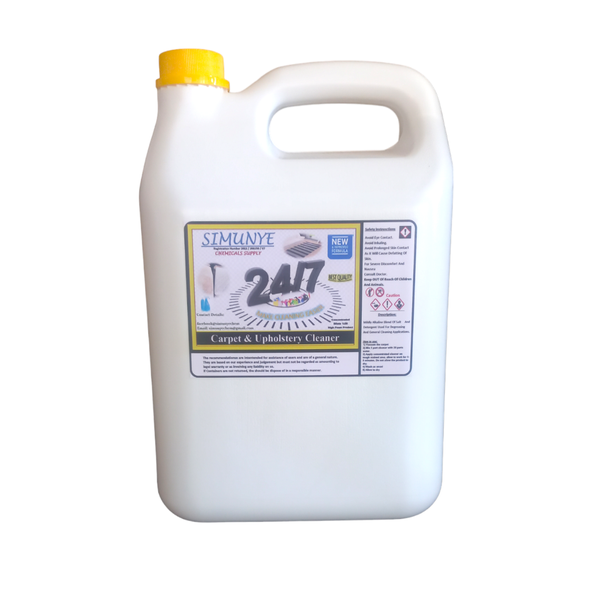 Carpet &amp; Upholstery Concentrate Cleaner 5Lt - Yellow