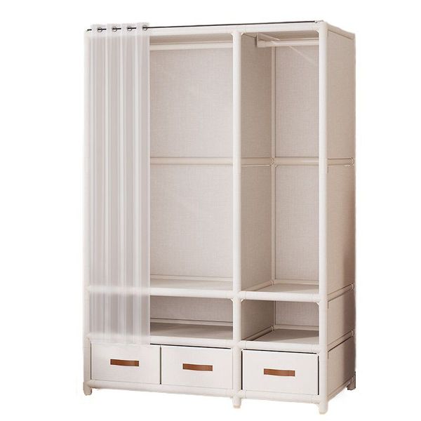 Home Simple Bedroom Multi-Layer Wardrobe With Drawers