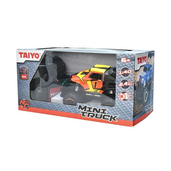 Taiyo - Radio Control 1:40 Mini Truck Orange and Yellow