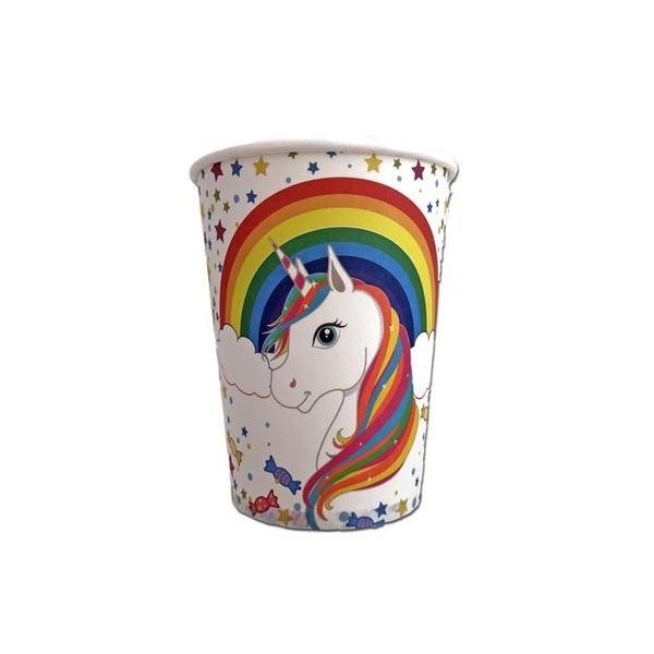 Rainbow Unicorn Party Cups (Pack of 20)