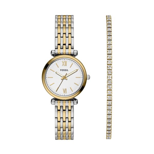 Fossil - Carlie 3-Hand Stainless Steel Watch Set - 2-Tone