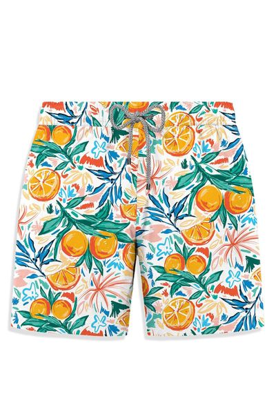 John Frank Men Multicolor Swim Shorts