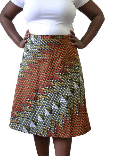 African Wrap Skirt - Ankara