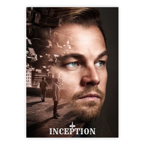 Inception Movie Fan Art - A1 Poster