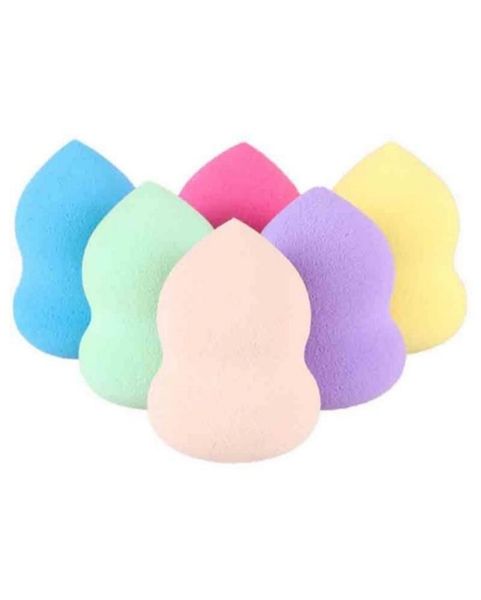 6 Piece Foundation Blending Microfiber Makeup Sponges