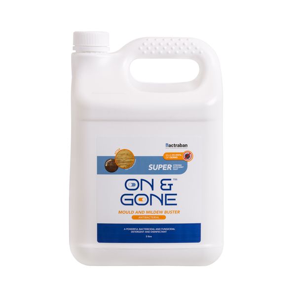 On &amp; Gone - Fast Acting Mould &amp; Mildew Stain Remover (5 litre)