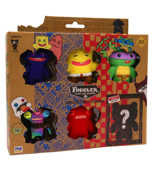Fuggler Series 2 Collectible Figures 6 Pack Deluxe Box