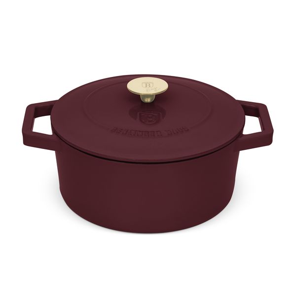 Berlinger Haus 24cm Cast Iron Casserole - Leonardo