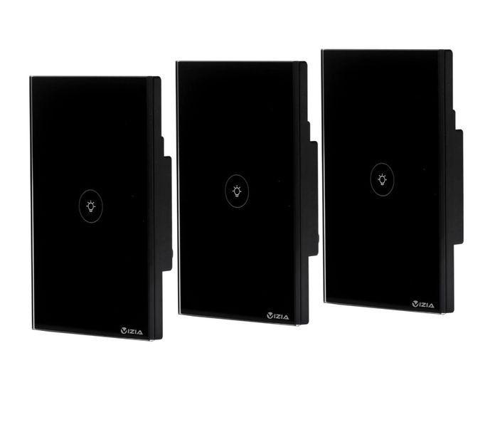VIZIA Smart WiFi Light Switch - 1 Gang 3 Pack