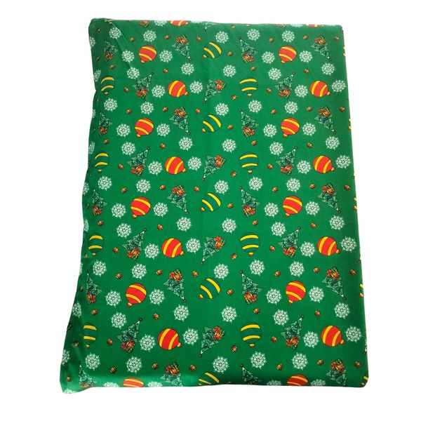 Green Christmas Rectangular Table Cloth