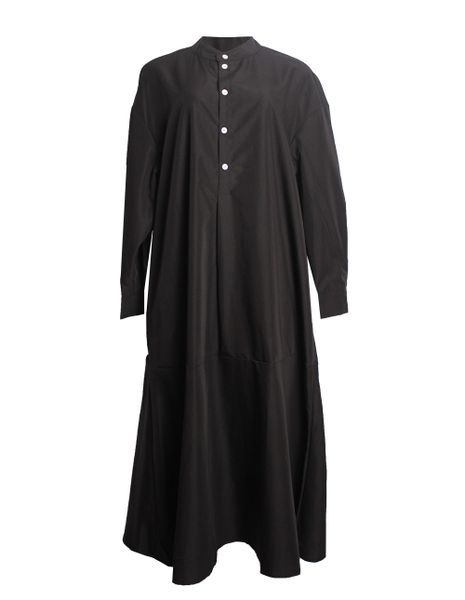 Ladies Shirt Dress- Black