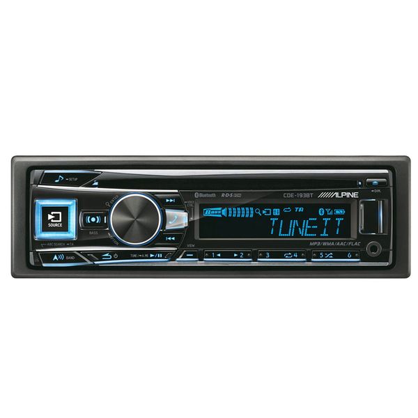 Alpine CDE-193BT Mp3 with USB Cd Front Loader