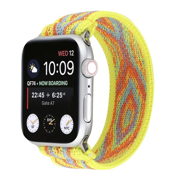 Killer Deals Geometric Print Nylon Strap Compatible with 38/40/41mm Apple Watch