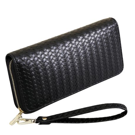 Clutch Wallet PU Leather for Women RFID protection Large Capacity Purse Image
