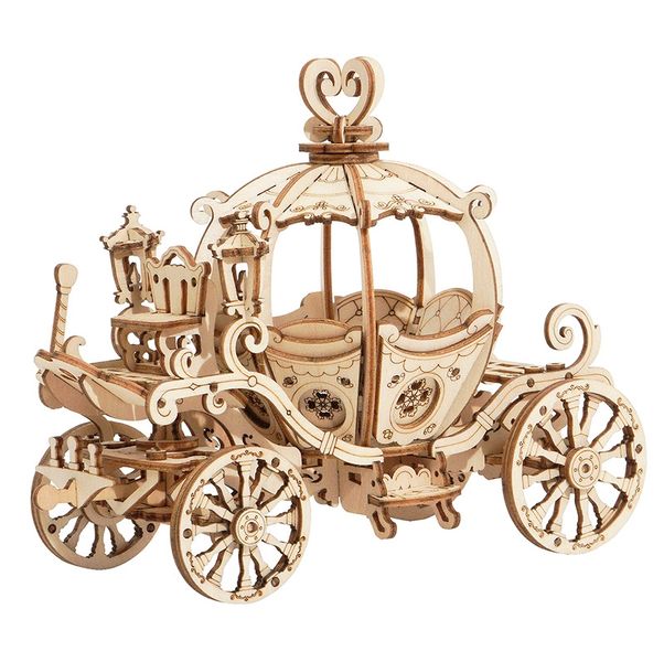 Robotime Wooden Pumpkin Cart - 182Pieces