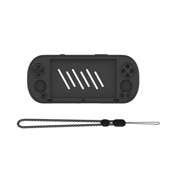 Game Console Silicone Case Drop-Proof Shockproof Cover Black