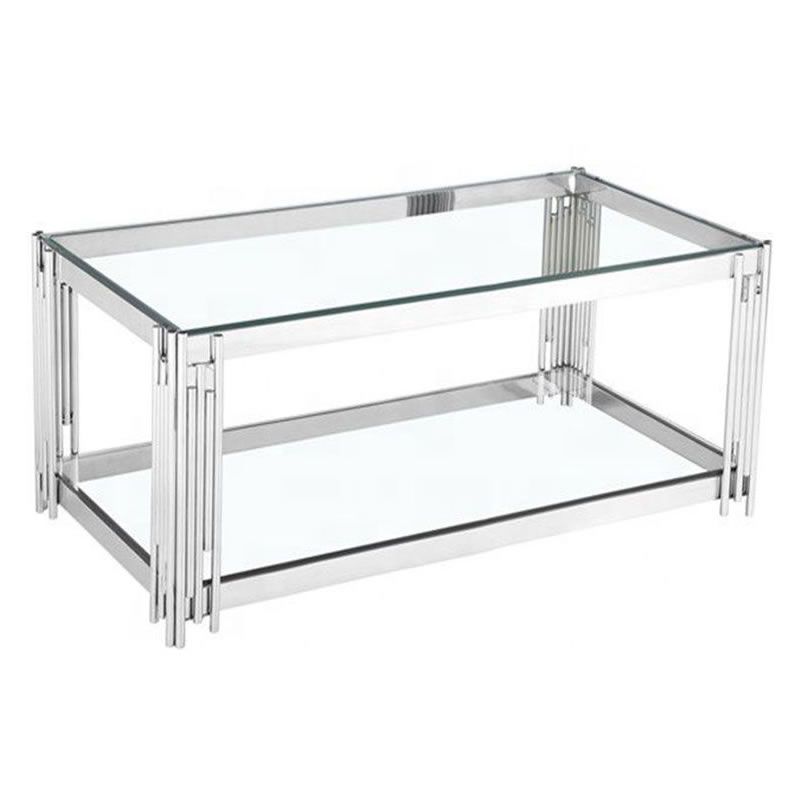 Ultra Stylish Rectangular Royal Silver Coffee Table Shop Today. Get