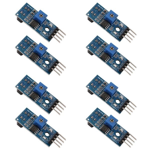 8 Pcs Tcrt5000 Infrared Reflective Sensor Ir Photoelectric Switch