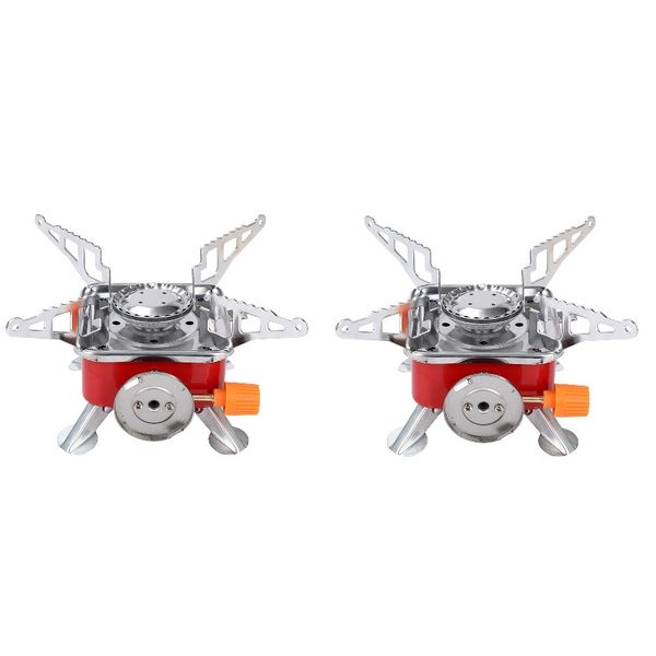 2 Pack-Portable Mini Cooking Card Type Stove