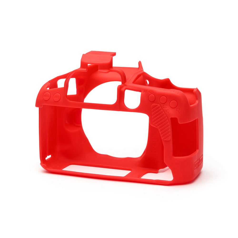 easyCover PRO Silicon Camera Protective Case for Canon 90D Red