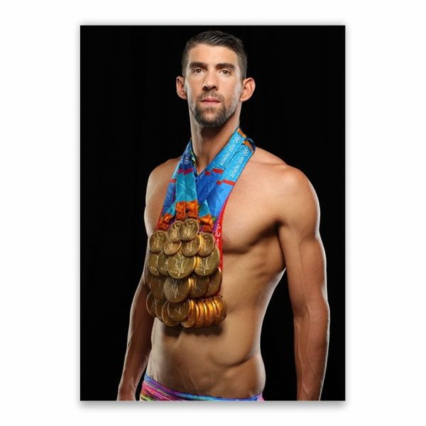 Michael Phelps Gold Medal Poster - A1